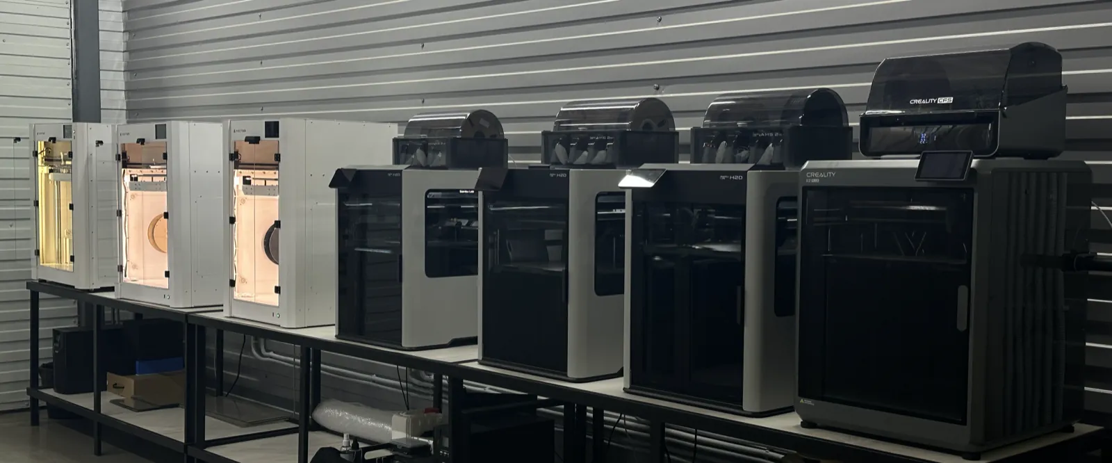Цех 3D ЦЕХ в Красноярске: ряд FDM-принтеров Bambu Lab и Creality
